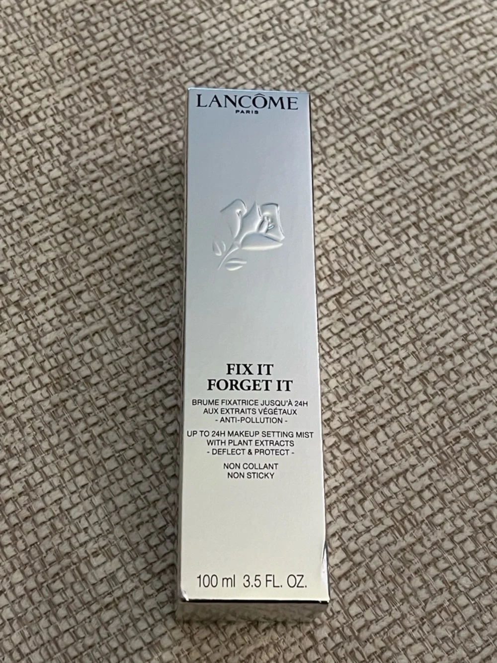 Lancome Fix It Forget It Makeup Setting Spray 100ml NIB